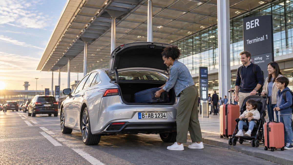 Privater Flughafentransfer von Bernau bei Berlin zum Flughafen BER