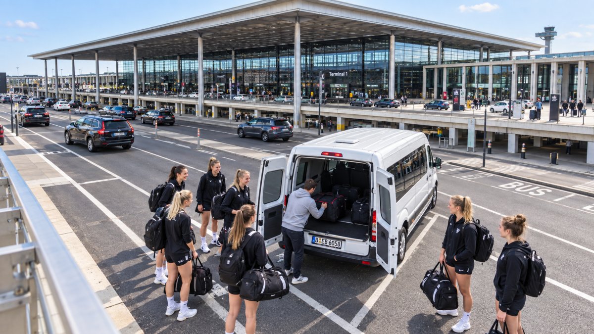 Privater Flughafentransfer von Brandenburger Vorstadt zum Flughafen BER