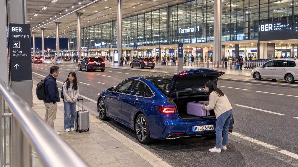 Privater Flughafentransfer von Eiche zum Flughafen BER