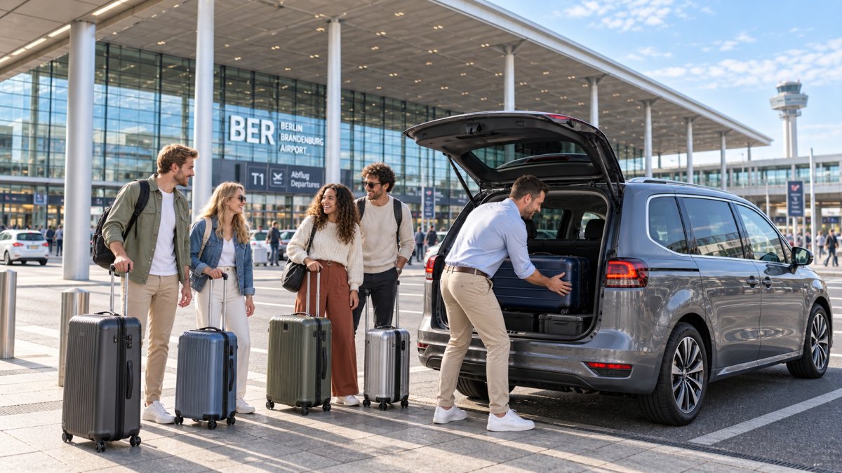 Privater Flughafentransfer von Fahrland zum Flughafen BER