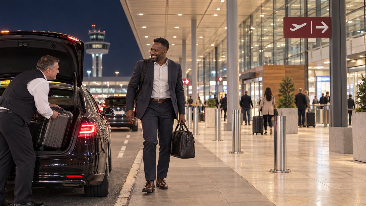 Privater Flughafentransfer von Falkenhagener Feld zum Flughafen BER