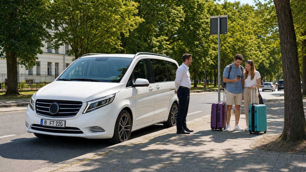 Privater Flughafentransfer von Friedrichshain zum Flughafen BER
