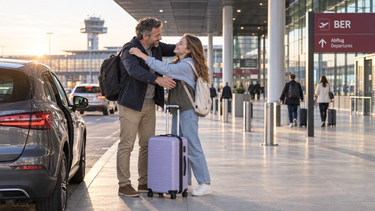 Privater Flughafentransfer von Gesundbrunnen zum Flughafen BER