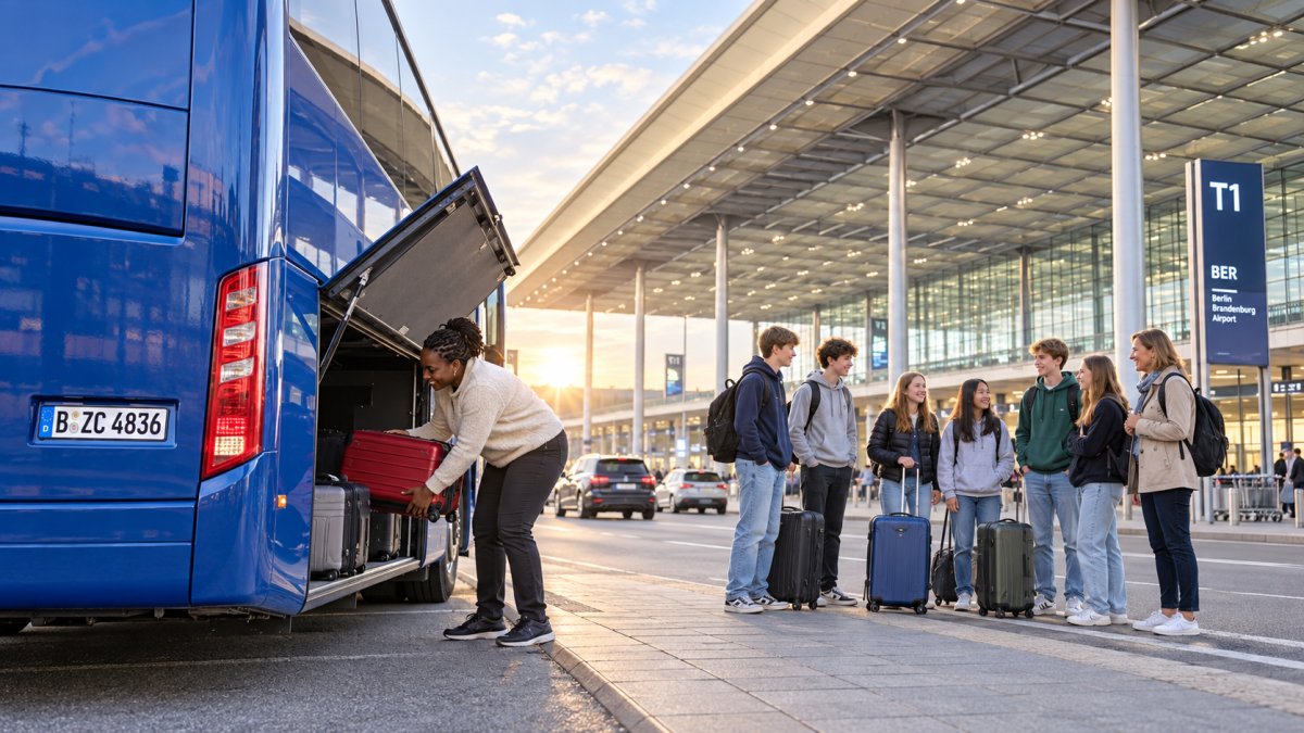 Großraumtaxi zum BER: privater Minibus bis 19 Personen