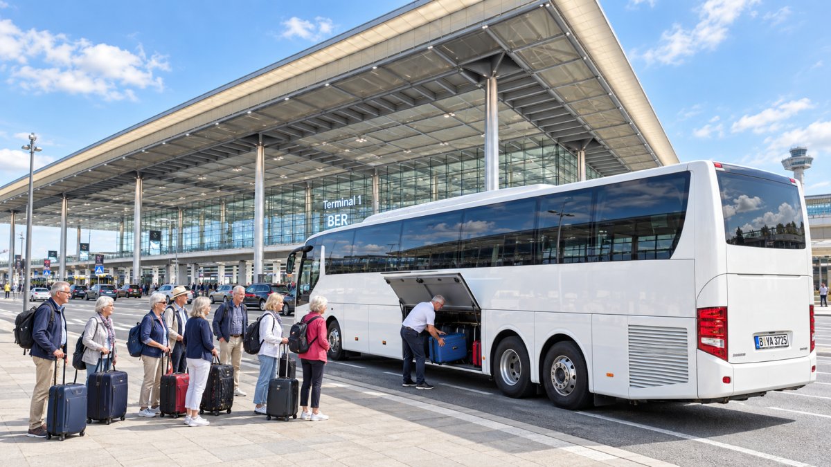 Privater Flughafentransfer von Grube zum Flughafen BER