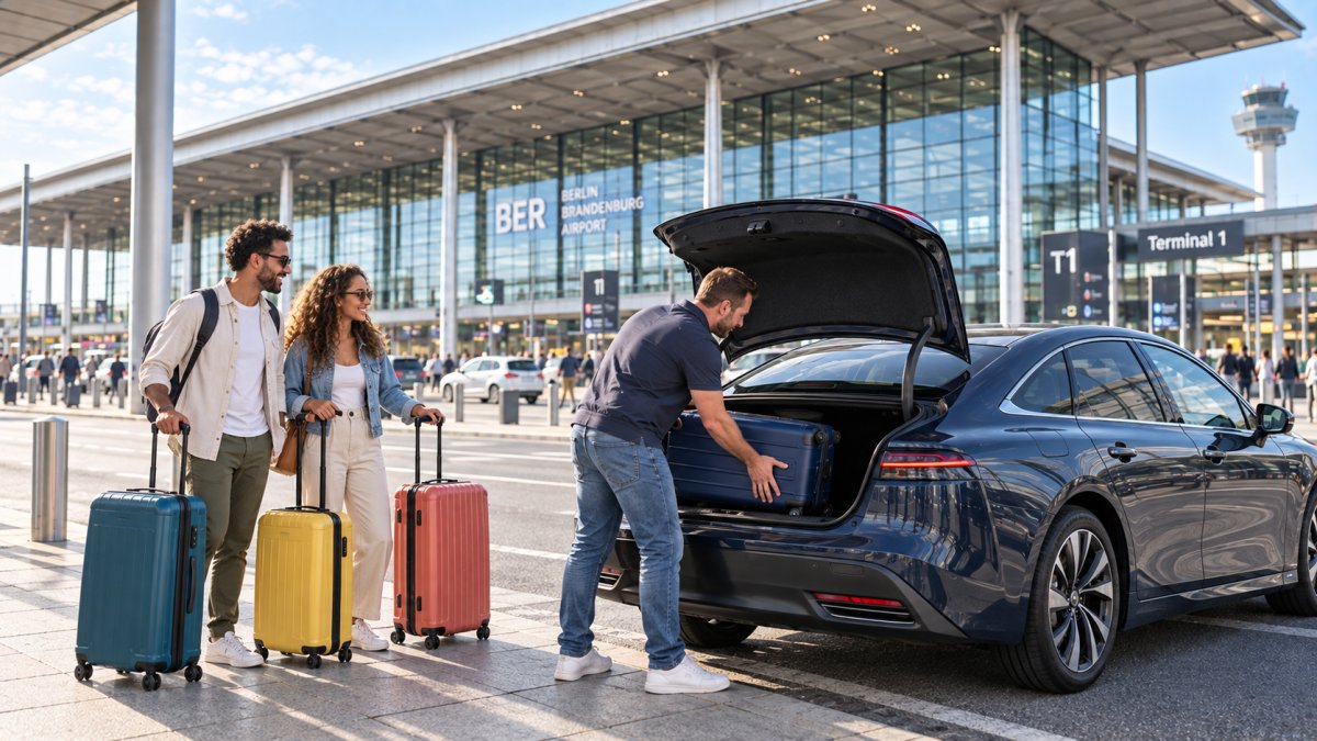 Privater Flughafentransfer von Hennigsdorf zum Flughafen BER