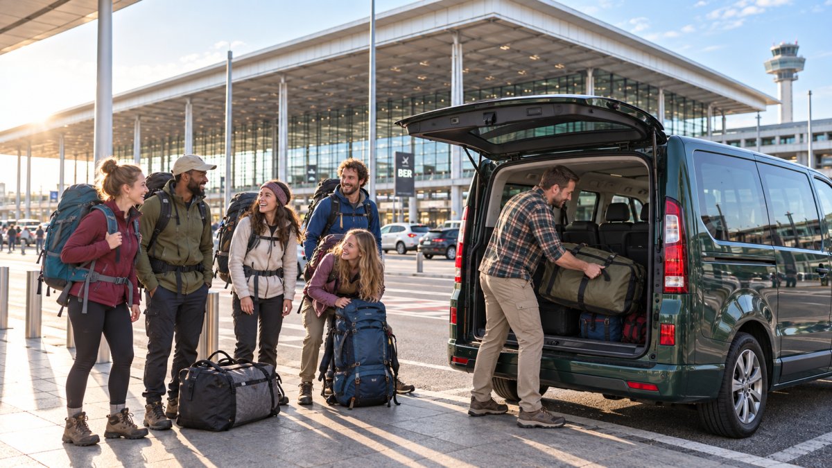 Privater Flughafentransfer von Hoppegarten zum Flughafen BER