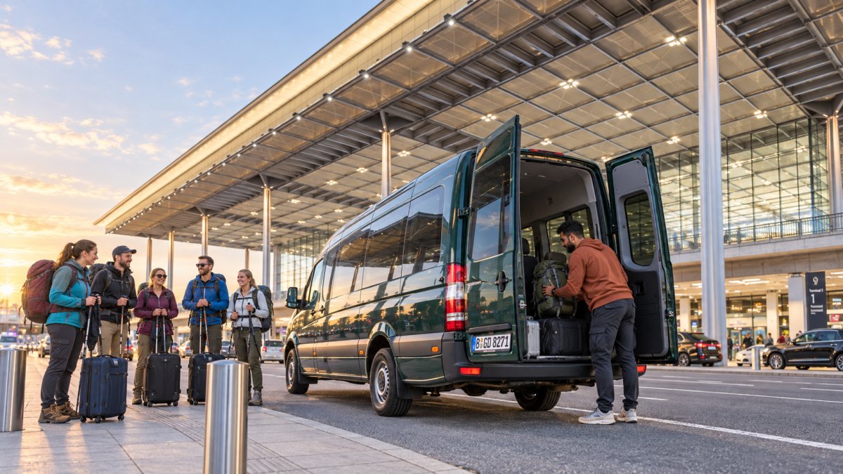 Privater Flughafentransfer von Klein Glienicke zum Flughafen BER