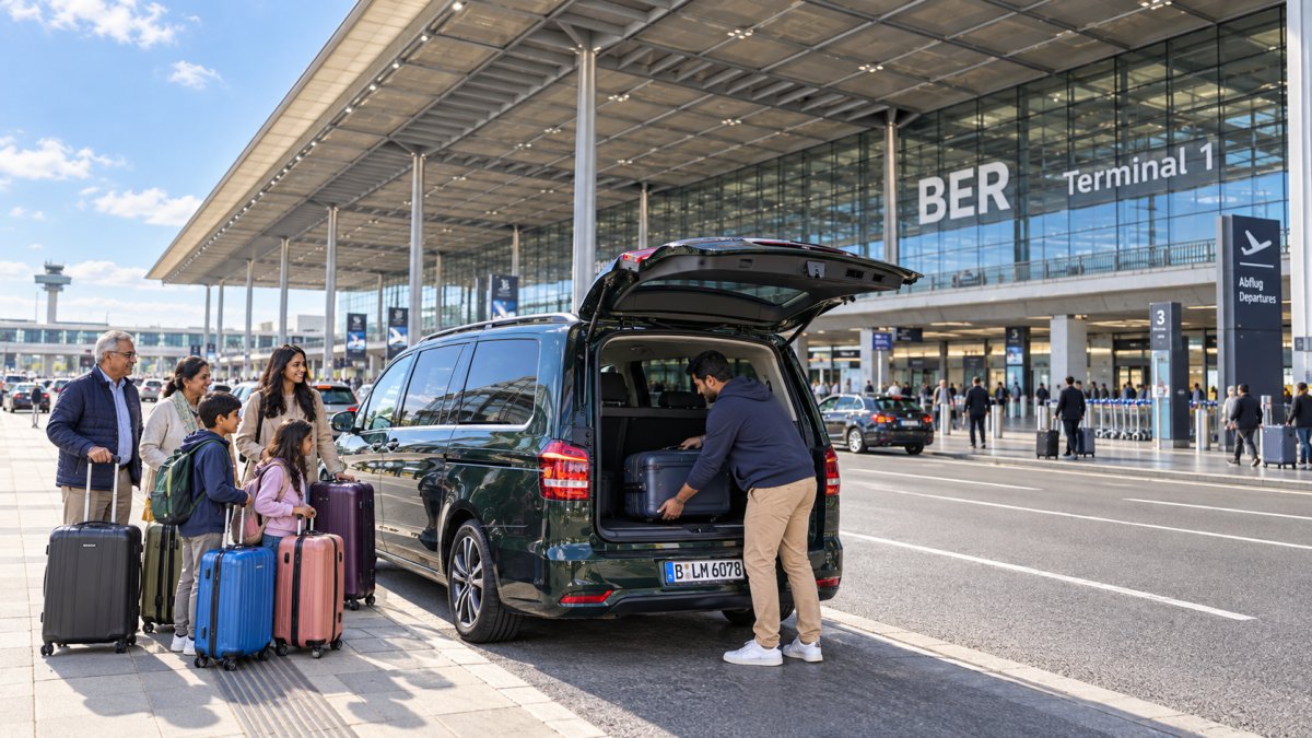 Privater Flughafentransfer von Krampnitz zum Flughafen BER