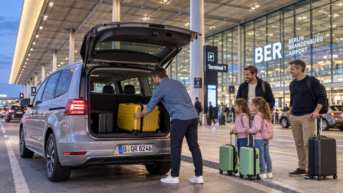 Privater Flughafentransfer von Marquardt zum Flughafen BER