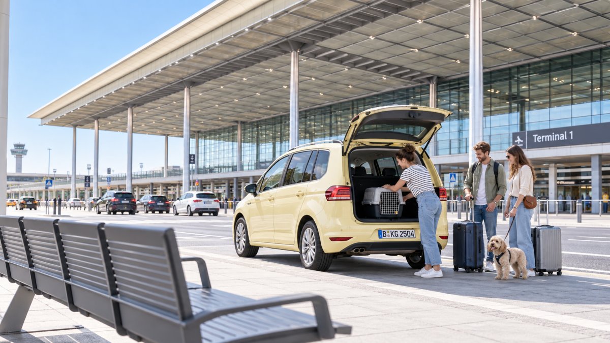 Privater Flughafentransfer von Neubabelsberg zum Flughafen BER