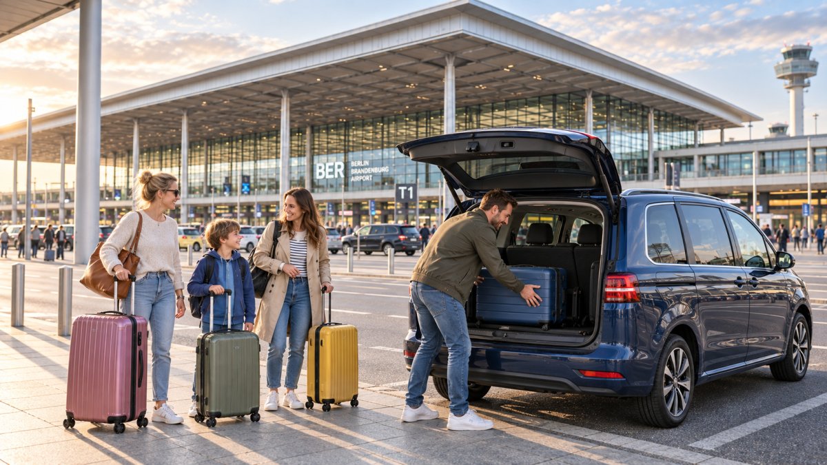 Privater Flughafentransfer von Pirschheide zum Flughafen BER