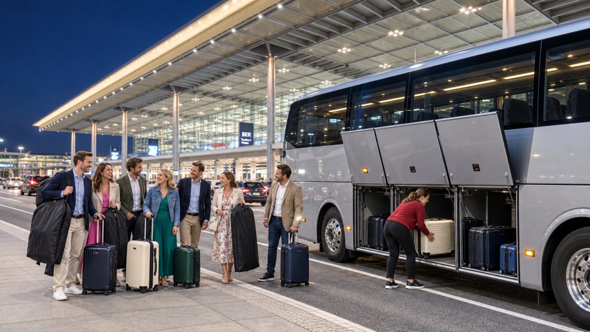 Privater Flughafentransfer von Potsdam West zum Flughafen BER