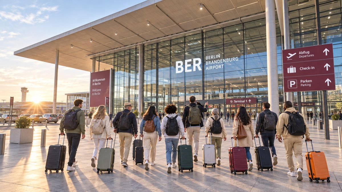 Privater Flughafentransfer von Potsdam Zentrum zum Flughafen BER