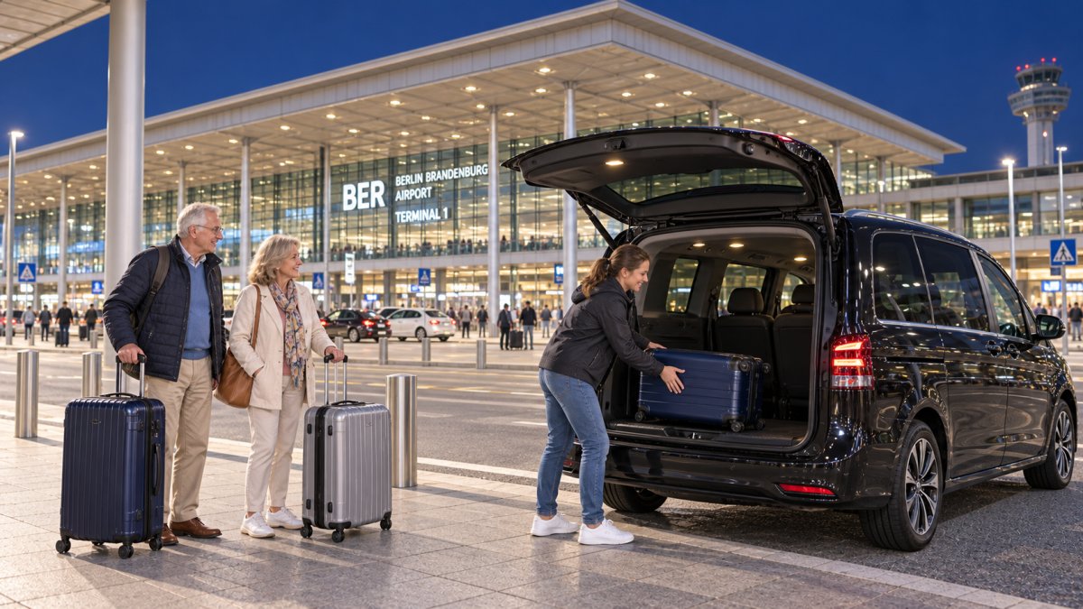 Privater Flughafentransfer von Sacrow zum Flughafen BER