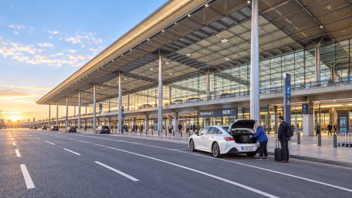 Privater Flughafentransfer von Teltow zum Flughafen BER