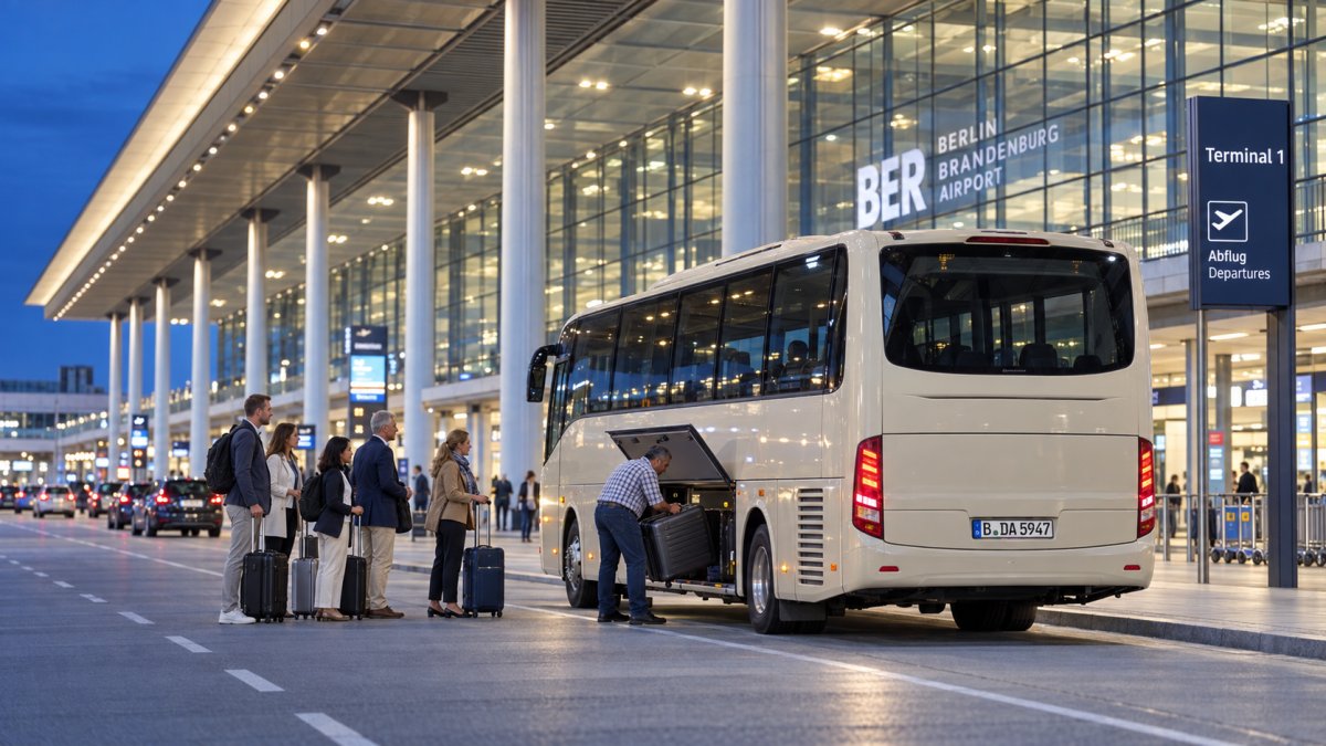 Privater Flughafentransfer von Uetz-Paaren zum Flughafen BER