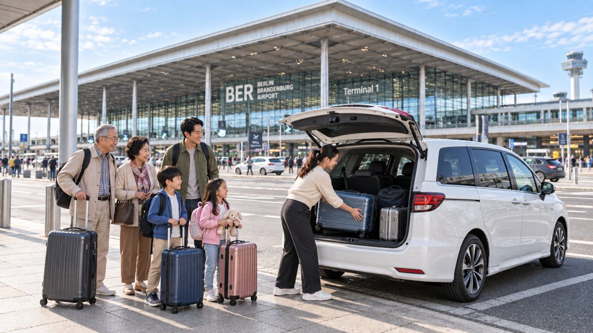 Privater Flughafentransfer von Waldstadt zum Flughafen BER