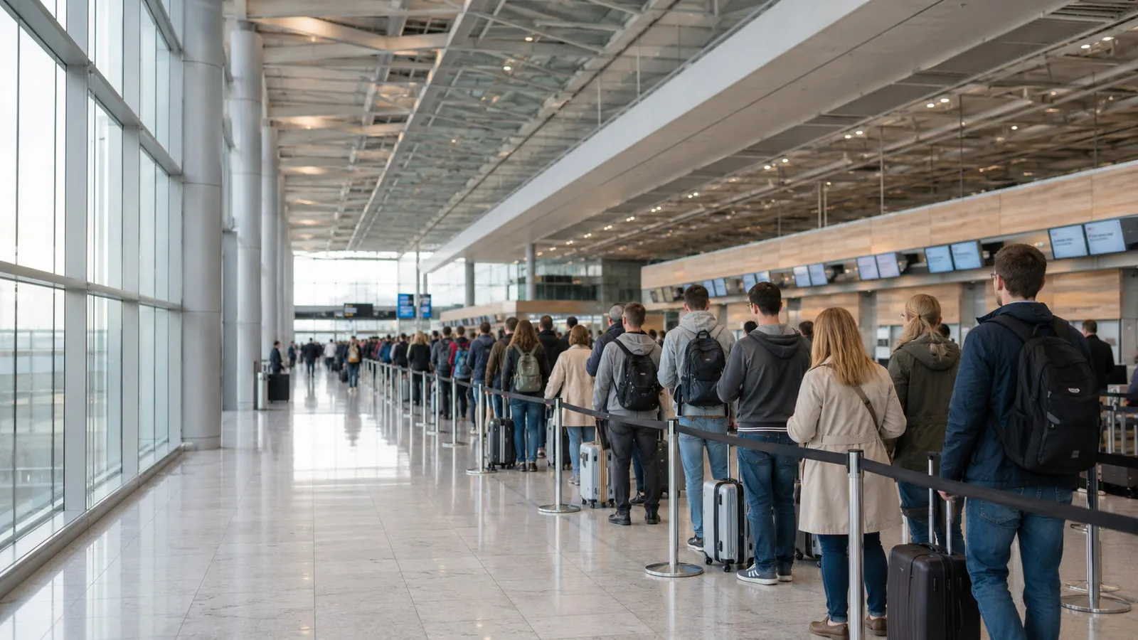 Lange Warteschlangen am BER: Was tun bei viel Betrieb?