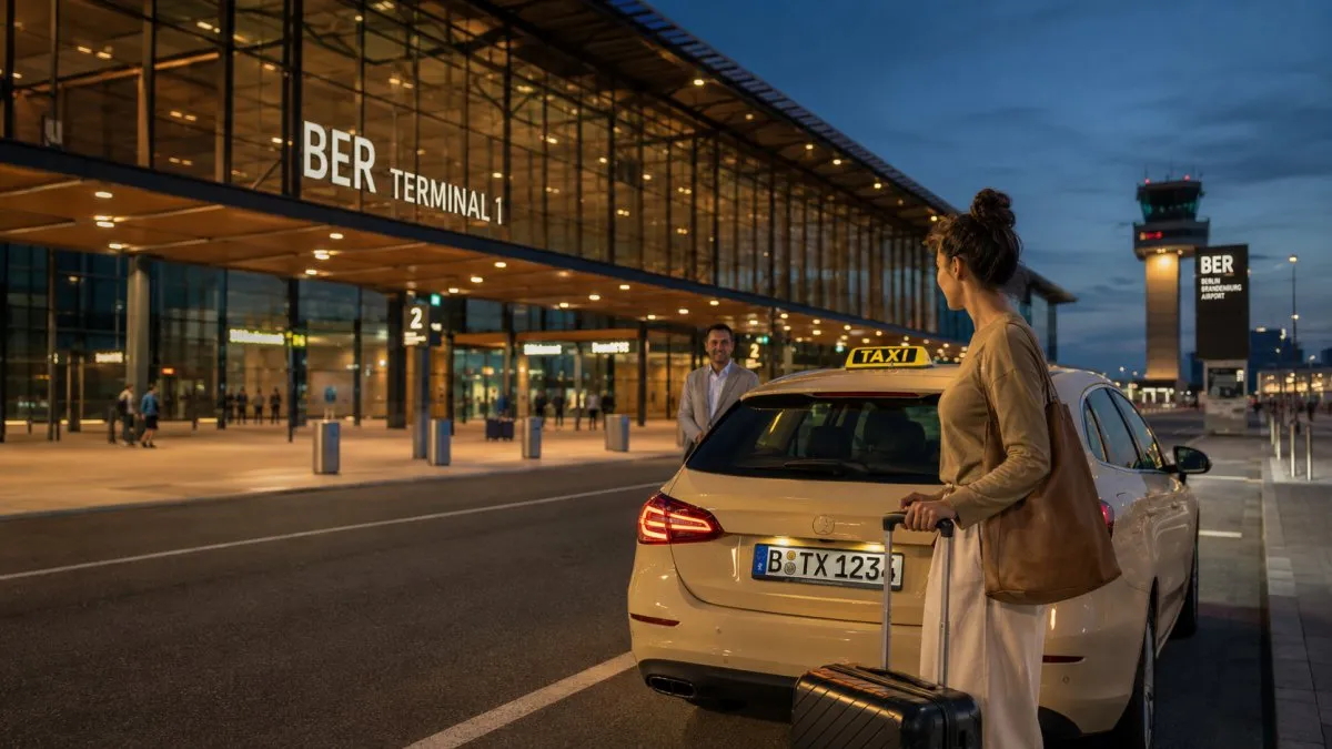 Arriving Alone and Late at BER: Safely from Terminal to Front Door